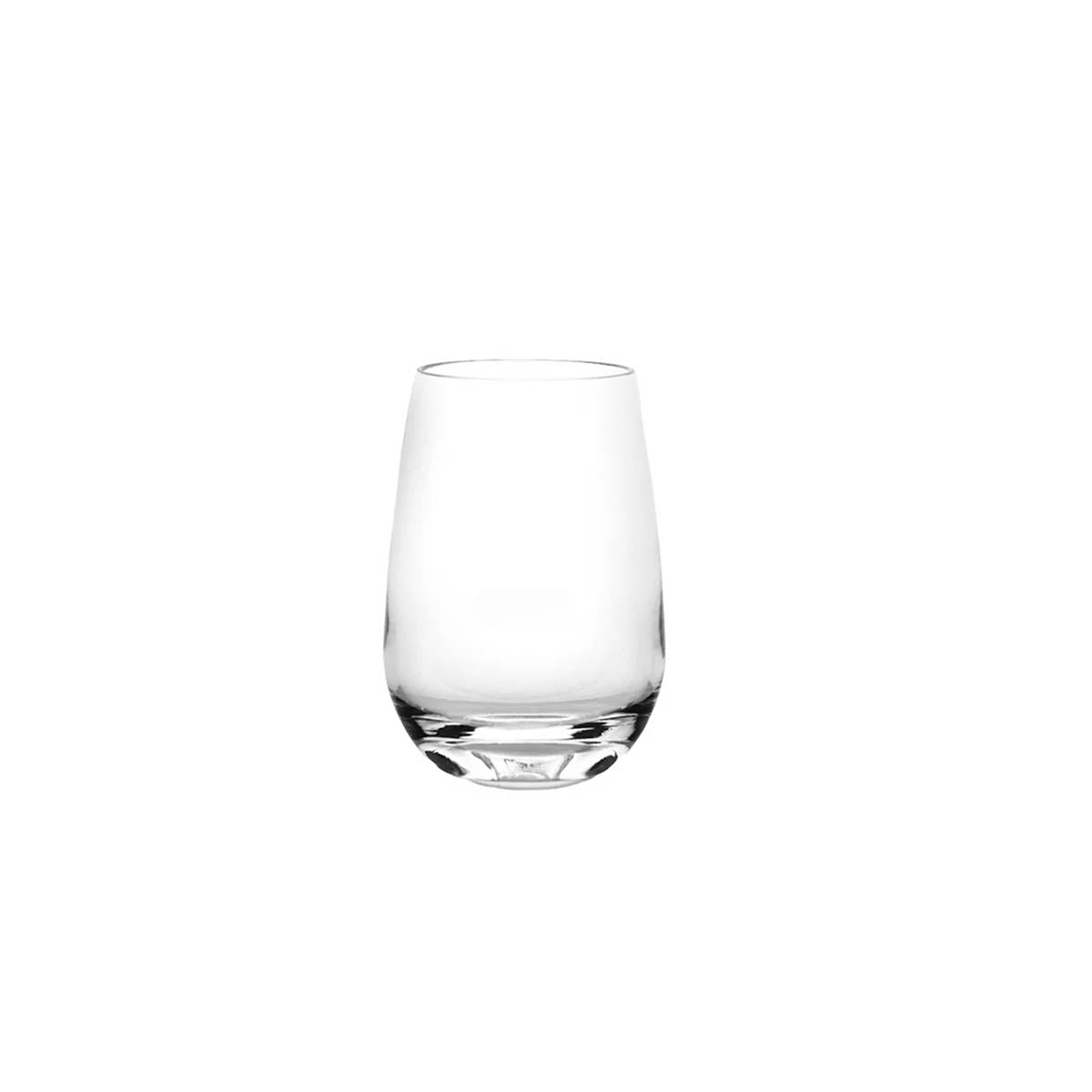 D-Still Unbreakable Essentials Stemless Wine, Polycarbonate - 350ml: Pack of 4