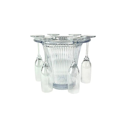 D Still Unbreakable Bamboo Champagne Bucket 3.8Lt + 6 Flutes Ice buckets