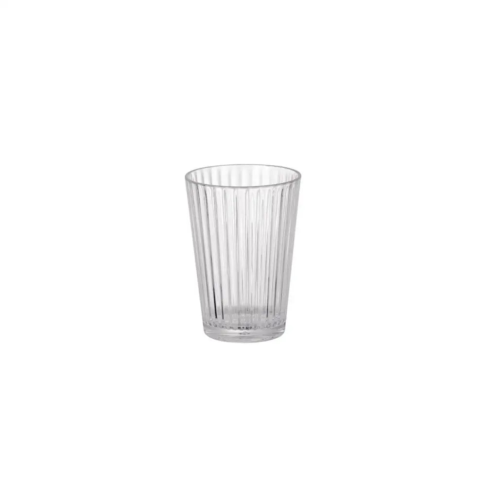 D Still Unbreakable Bamboo Stackable Tumbler Polycarbonate 560ml: Pack of 4 Tumblers