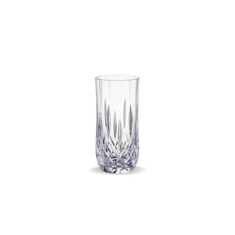 D Still Unbreakable Cut Crystal Highball Polycarbonate 380ml: Pack of 4 Tumblers