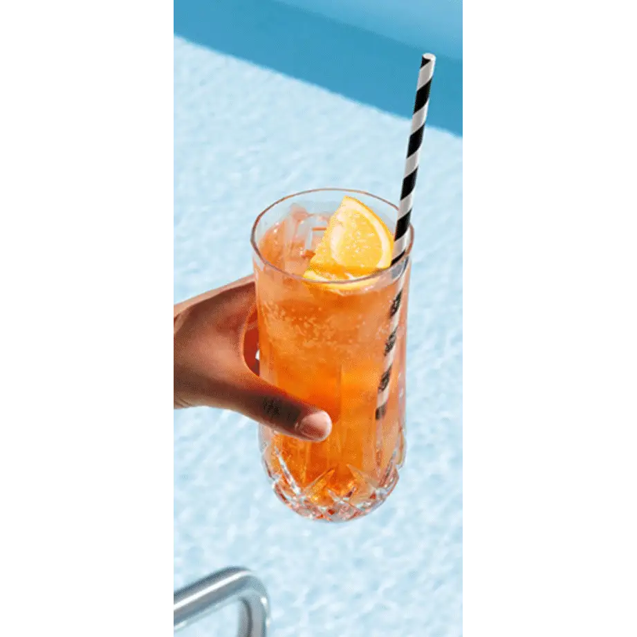 D-Still Unbreakable Cut Crystal Highball Polycarbonate - 525mL: Pack of 4 - Tumblers