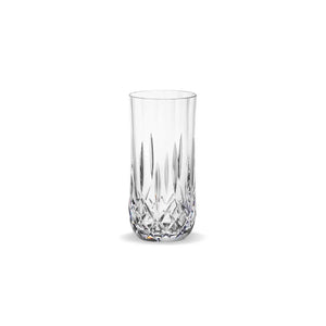 D Still Unbreakable Cut Crystal Highball Polycarbonate 525ml: Pack of 4 Tumblers