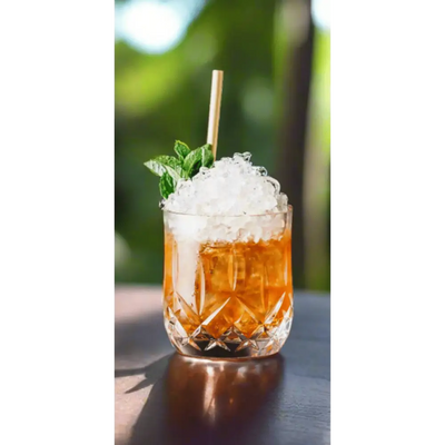 D-Still Unbreakable Cut Crystal Rocks Polycarbonate - 255mL: Pack of 4 - Tumblers