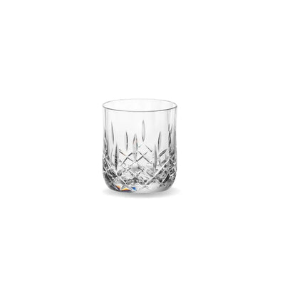 D Still Unbreakable Cut Crystal Rocks Polycarbonate 380ml: Pack of 4 Tumblers