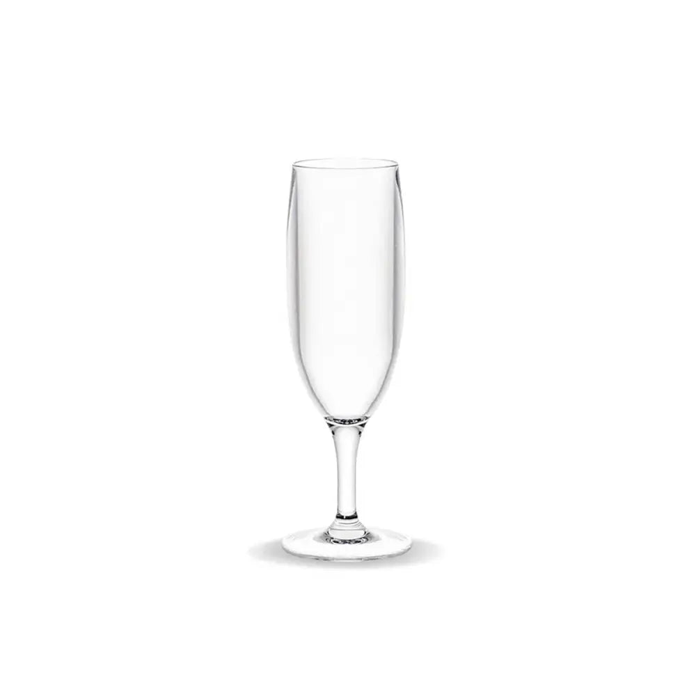 D Still Unbreakable Essentials Champagne Polycarbonate 175ml: Pack of 4 Stemware