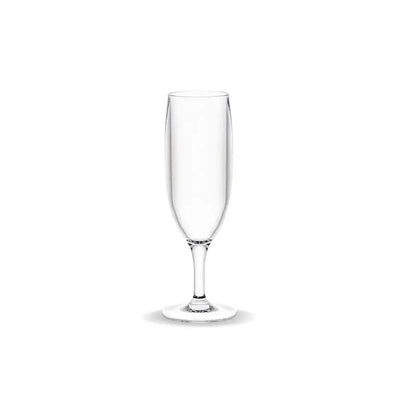 D Still Unbreakable Essentials Champagne Polycarbonate 175ml: Pack of 4 Stemware