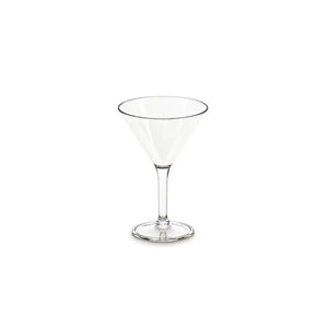 D Still Unbreakable Essentials Martini Polycarbonate 280ml: Pack of 4 Stemware