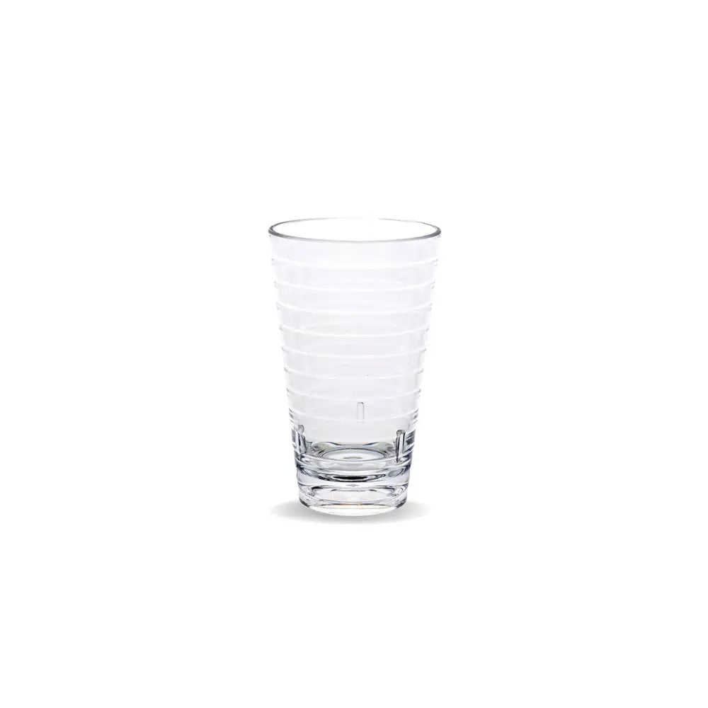 D Still Unbreakable Essentials Ribbed Stack Highball 340ml: Pack of 4 Tumblers