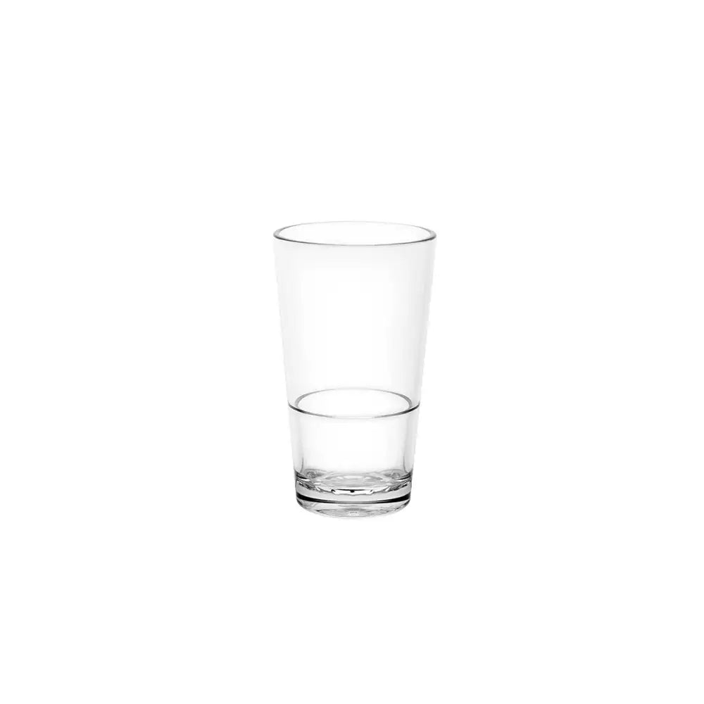 D Still Unbreakable Highball Beer Certified&Nucleated 285ml: Pack of 4 Beer Glasses