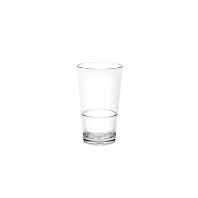 D Still Unbreakable Highball Beer Certified&Nucleated 285ml: Pack of 4 Beer Glasses