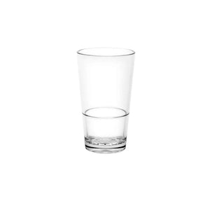 D Still Unbreakable Highball Beer Certified & Nucleated 360ml: Pack of 4 Beer Glasses