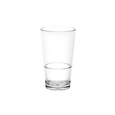 D Still Unbreakable Highball Beer Certified&Nucleated 425ml: Pack of 4 Beer Glasses