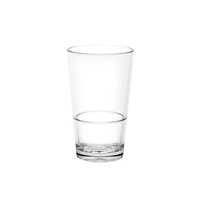 D Still Unbreakable Highball Beer Certified&Nucleated 570ml: Pack of 4 Beer Glasses