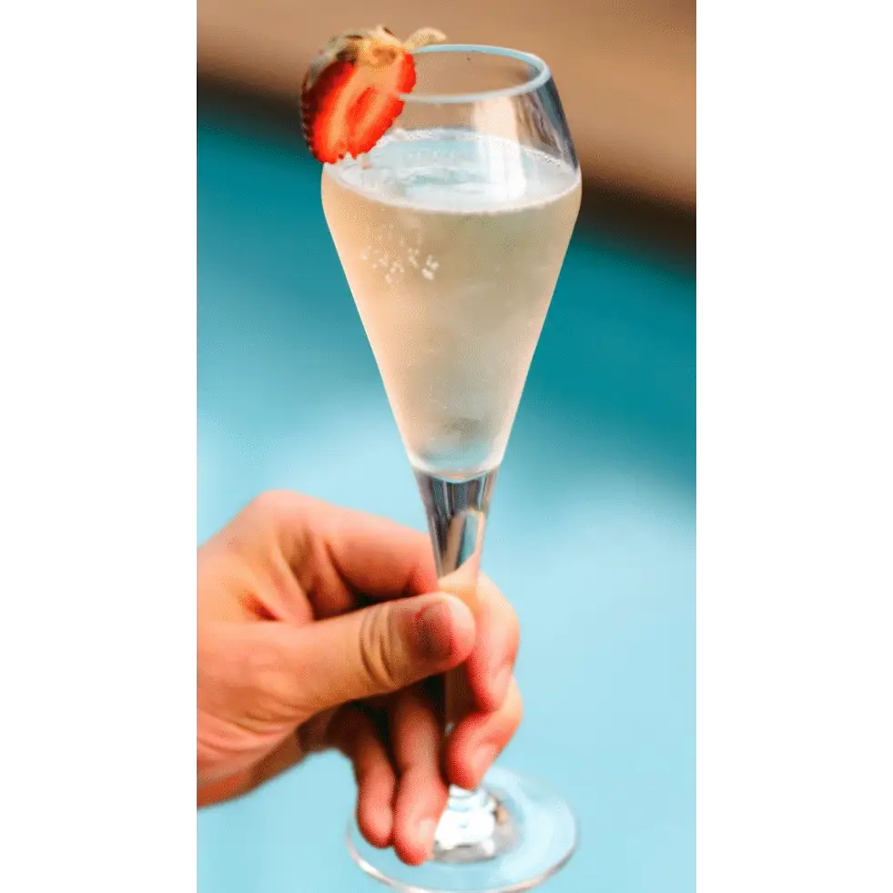 D-Still Unbreakable Sipeasy Prosecco Polycarbonate - 200ml: Pack of 4 - Stemware