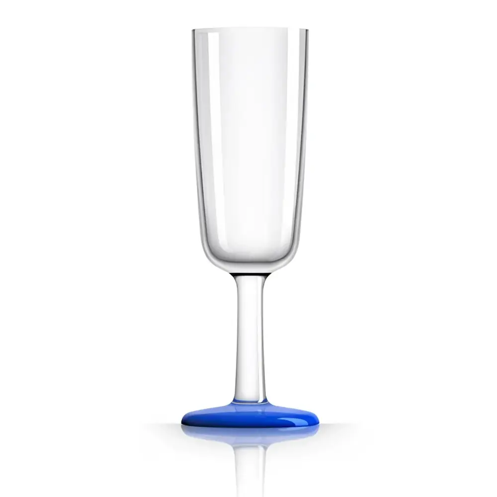 Flute Unbreakable Marc Newson 180mL Tritan Navy (Non slip base) Champagne Glasses