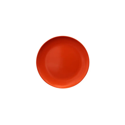 Melamine Plate 200mm: Pack of 6 Orange Plate
