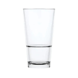 Colins polycarbonate highball glass with glass-like finish, thick base, and stackable design—ideal for cocktails, soft drinks, and water in any venue. -Unbreakable Drinkware