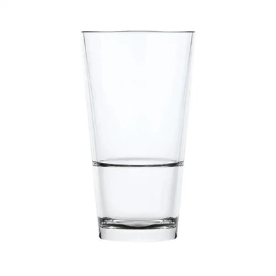 Colins polycarbonate highball glass with glass-like finish, thick base, and stackable design—ideal for cocktails, soft drinks, and water in any venue. -Unbreakable Drinkware