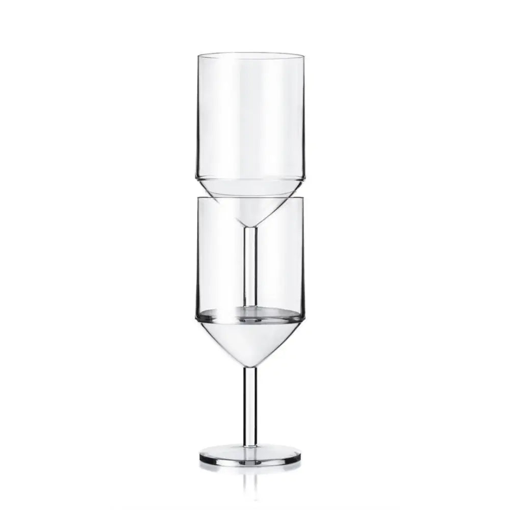 Unbreakable Hiking Stackable Wine 260ml Tritan Wine Glasses