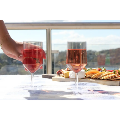 Unbreakable Hiking Stackable Wine 260ml Tritan Wine Glasses