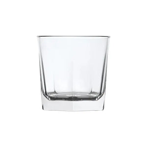 Polycarbonate Double Old Fashioned glass with glass-like finish, thick base, stackable design—ideal for spirits, cocktails, desserts in bars and homes. -Unbreakable Drinkware