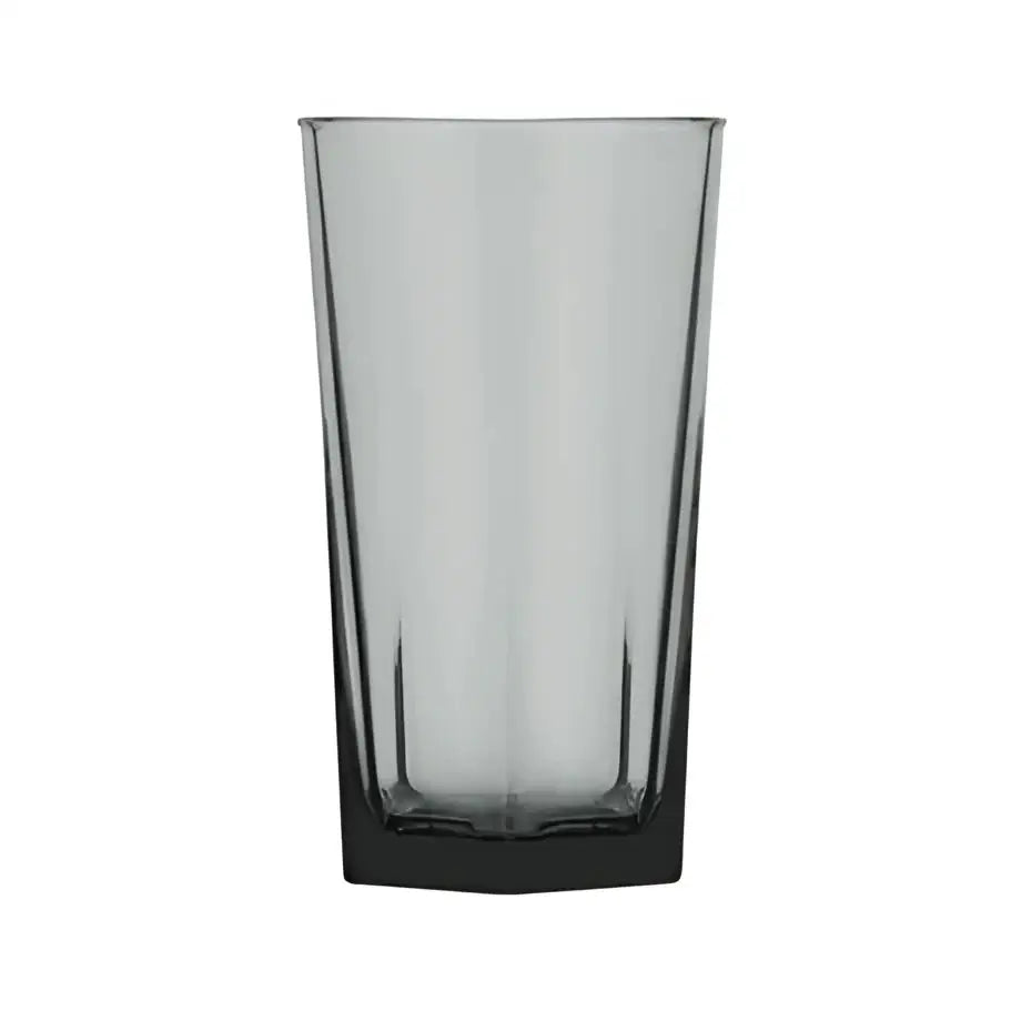 The Jasper 335mL polycarbonate highball features a glass-like finish, thick base, and stackable design, perfect for beers, cocktails, and soft drinks. -Unbreakable Drinkware