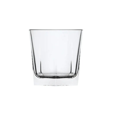The Jasper 270mL polycarbonate tumbler boasts a glass-like finish, thick base, and stackable design, ideal for cocktails in bars and homes. -Unbreakable Drinkware