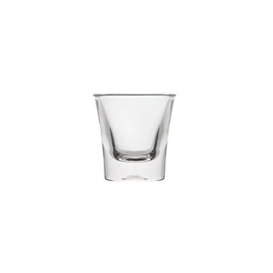 30mL polycarbonate Shot glass with flared rim and weighted base for stability – ideal for spirits and mixed shots -Unbreakable drinkware.